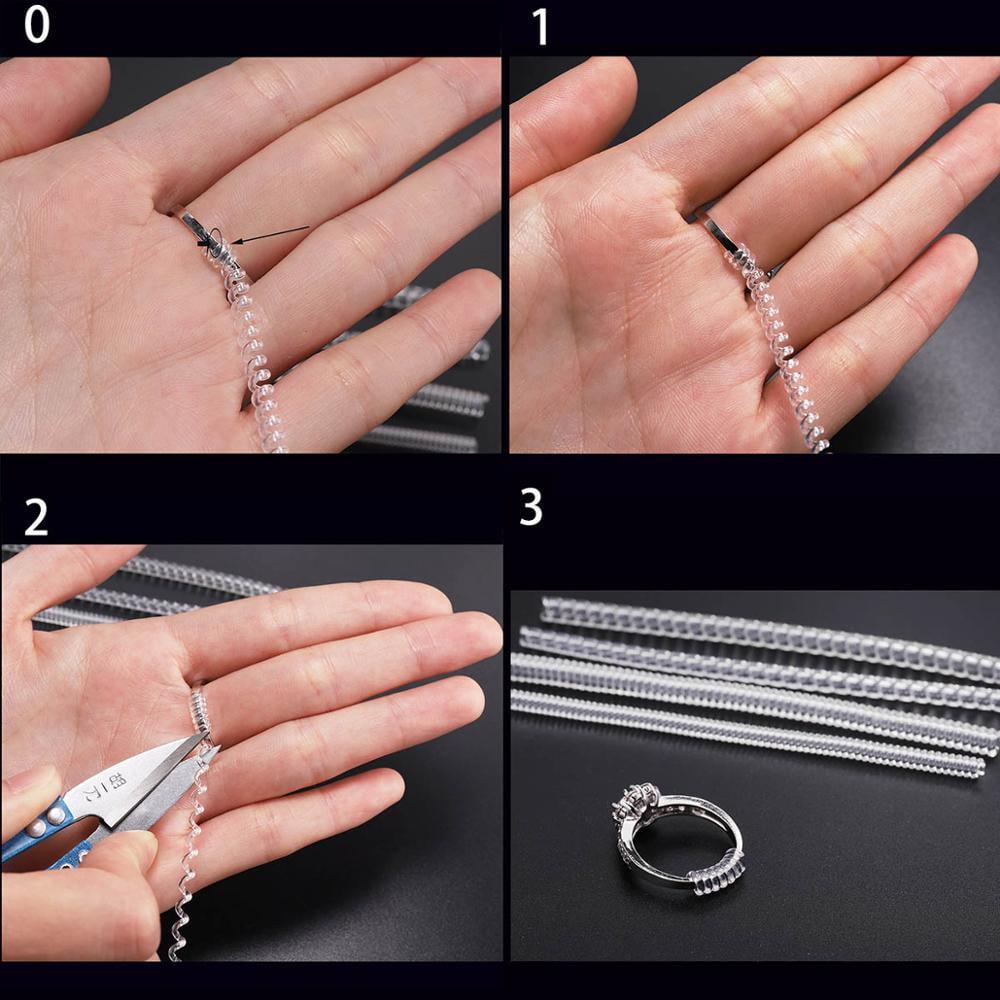 16Pcs/set Transparent Resizer Reducer Guard to Make Jewelry