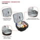thumbnail image 3 of Lonchera aislante SwissGear, negra y roja, con capacidad de 5,5 litros, 3 of 9