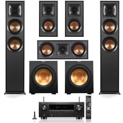 Klipsch Reference 5.2 Home Theater System Audio & Video Receivers with 2x R-12SW Subwoofer