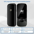 thumbnail image 2 of Offline Language Translator Device, Real Time Translation Device for 106 Languages,8 Offline Language Recording/Photo Translator, Standy 180H, for Business Travel Learning-Black, 2 of 7