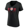 thumbnail image 2 of Women's Black New York Red Bulls Retreat V-Neck T-Shirt, 2 of 3