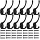 thumbnail image 1 of Perchero, 12 Piezas Perchero Gancho de Metal para Puerta de Sombrero Gancho Retro para Perchero Baño Cocina con 28 Tornillos, 1 of 5