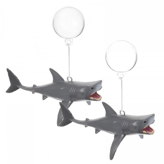 ACDANC 2 Sets Aquarium Ornament Fish Tank Decorations Floating Shark Decoration