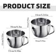 thumbnail image 3 of Fat Separator with Dual Spout & Strainer, 304 Stainless Steel Broth Soup Gravy Skimmer with Cool-Touch Handle for Cooking, Hot Pot, Stew - 5.51x4 Inch, 3 of 9