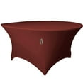 thumbnail image 1 of LA Linen Spandex Round Tablecloth, 1 of 7