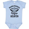thumbnail image 3 of Inktastic Handpicked for Earth by My Nonna in Heaven with Angel Wings Boys or Girls Baby Bodysuit, 3 of 5