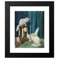thumbnail image 2 of Arthur Heyer 15x18 Black Modern Framed Museum Art Print Titled - Three Curious Cats, 2 of 5