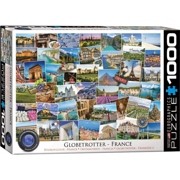 Eurographics , Puzzle 1000 Pièces Globetrotter - France