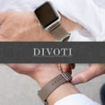 thumbnail image 5 of Divoti Epsom Leather Watch Band for Apple Watch – Black Strap 41/40/38mm Unisex, 5 of 5