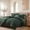 Dark Green, variant on Catami 7-piece Bed in a Bag Comforter Set with Sheets,Beige,Queen