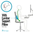 thumbnail image 4 of Relax Support - 100% Memory Foam Lumbar Support Pillow Back Pillow for Office Chair & Car, 4 of 8
