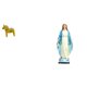 thumbnail image 1 of Elegante escultura de caballo y María de Dalecarlia, adorno sueco coleccionable para estanterías y decoración religiosa., 1 of 8