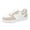 Khaki, variant on QWKLEAJ Women’s Color Block Platform Sneakers, Lace Up Low Top Casual Skate Shoes Non Slip Lightweight Walking Sneakers for Daily Street Travel Khaki 5