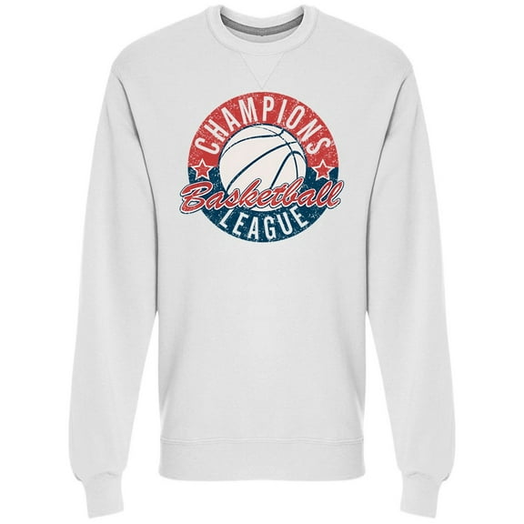 Basketball Champions Icon Sweatshirt Men -Image by Shutterstock, Male x-Large
