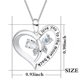 thumbnail image 3 of Joyería para mujer, collar de novia, collar de corazón para mujer, collar te amo, regalo de joyería para esposa, regalo del día de San Valentín, 3 of 5