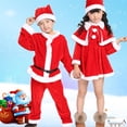thumbnail image 2 of Conjunto de ropa de Papá Noel para bebés y niños/niñas Conjunto de ropa de Año Nuevo para niños Conjunto de ropa para niñas, 2 of 5