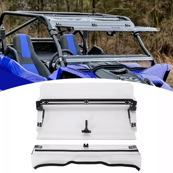 Heavy Duty Scratch Resistant Flip Windshield for Yamaha YXZ (2019 )