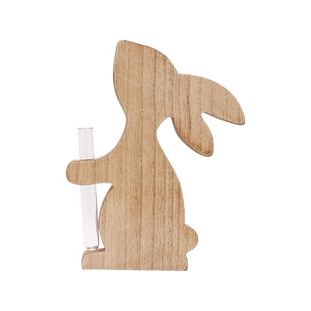 Jarrón de Pascua, florero, figurita, estatua, soporte para flores, artesanía, maceta para dormitorio estilo B
