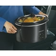 thumbnail image 3 of Hamilton Beach 5 Qt Slow Cooker, Stoneware Crock with Removable Pot, Black, 3 of 8