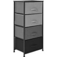 thumbnail image 1 of Mueble buró Organizador Houzer Comoda 4 Cajones Tela Moderno negro, 1 of 6