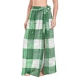 thumbnail image 2 of Women Sarong Wraps Checkered Pattern-e2 Swimsuit Beach Pareo Bikini Coverups Skirt M, 2 of 7