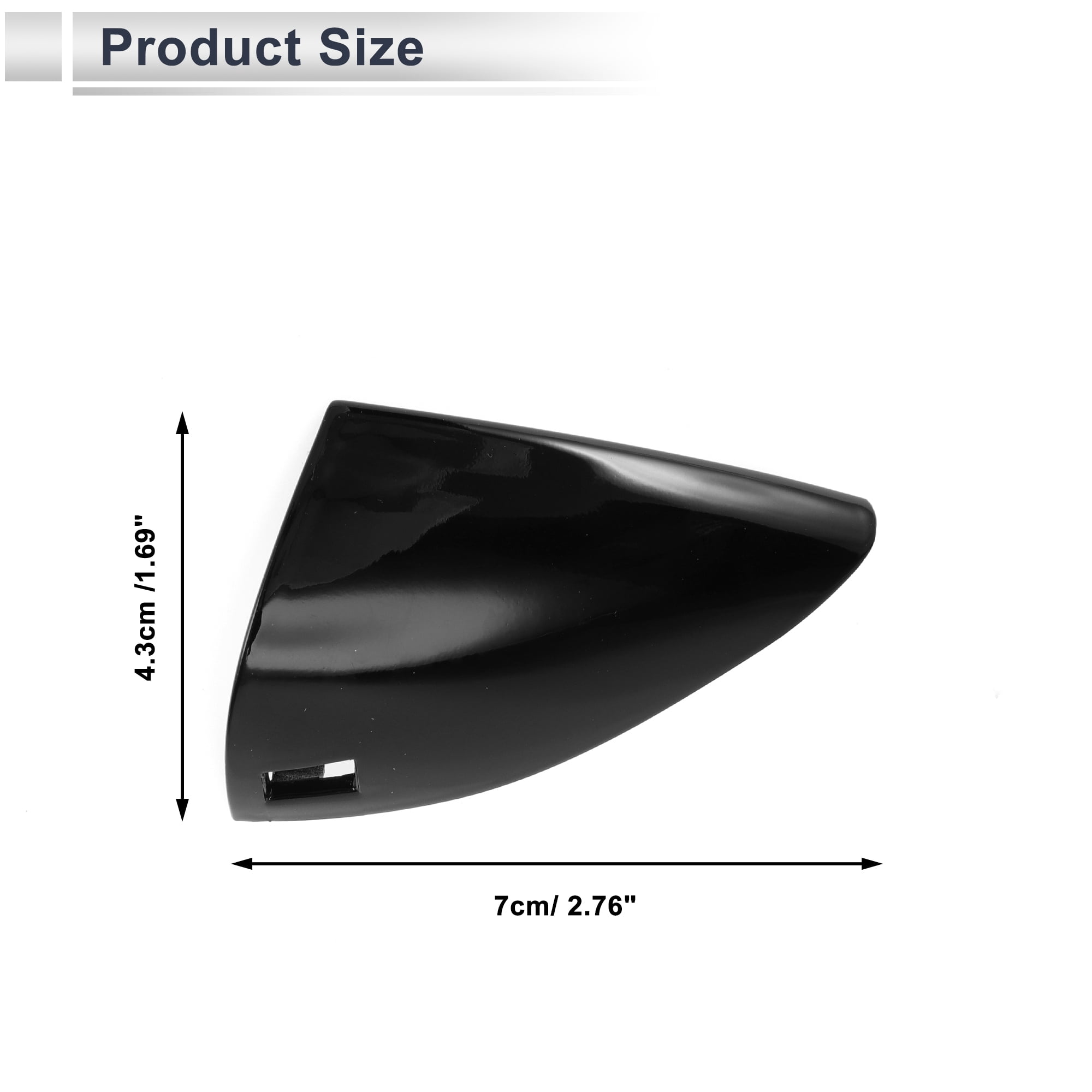 Unique Bargains Front Left Door Handle Cap Cover for Hyundai Elantra MK7 Black