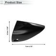 thumbnail image 6 of Unique Bargains Front Left Exterior Door Handle Lock Cylinder Cap Cover for Hyundai Elantra MK7 2020-2023 ABS 1 Pc Black, 6 of 6