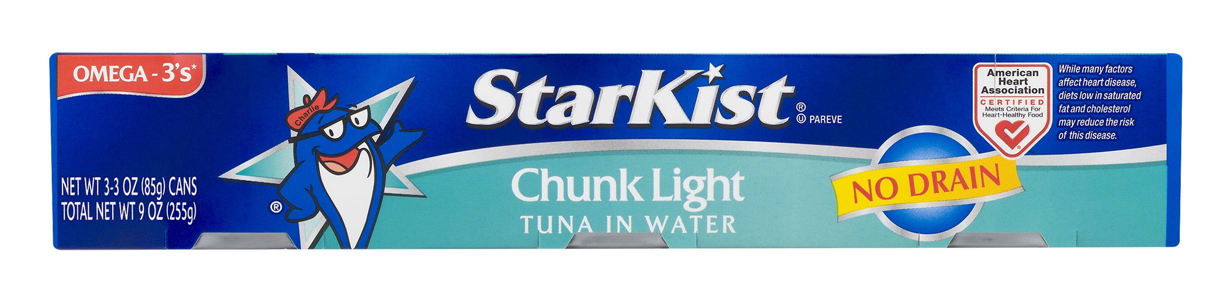 StarKist Chunk Light Tuna in Water - 3 oz (3-Pack)
