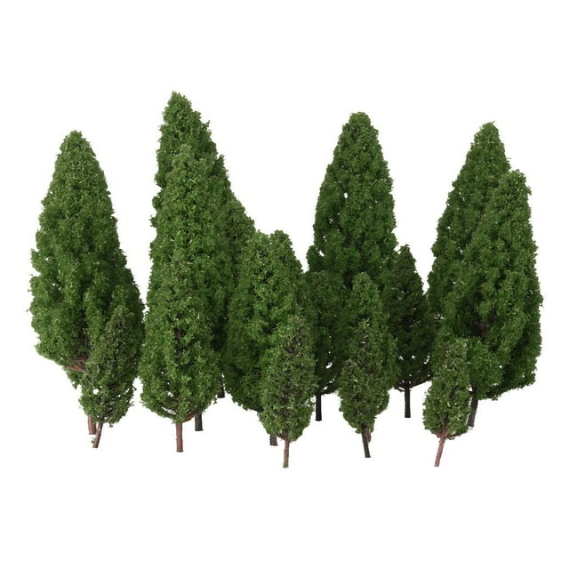 20 Unids Modelo Tren Pagoda Trees 4.8-16cm Para Manualidades DIY, Wargames, Wargaming Scenery O Edificio Diorama Scenics J