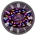thumbnail image 1 of Designart 'Neon Sugar Fantasy Beigne' Grande Horloge Murale Moderne, 1 of 5