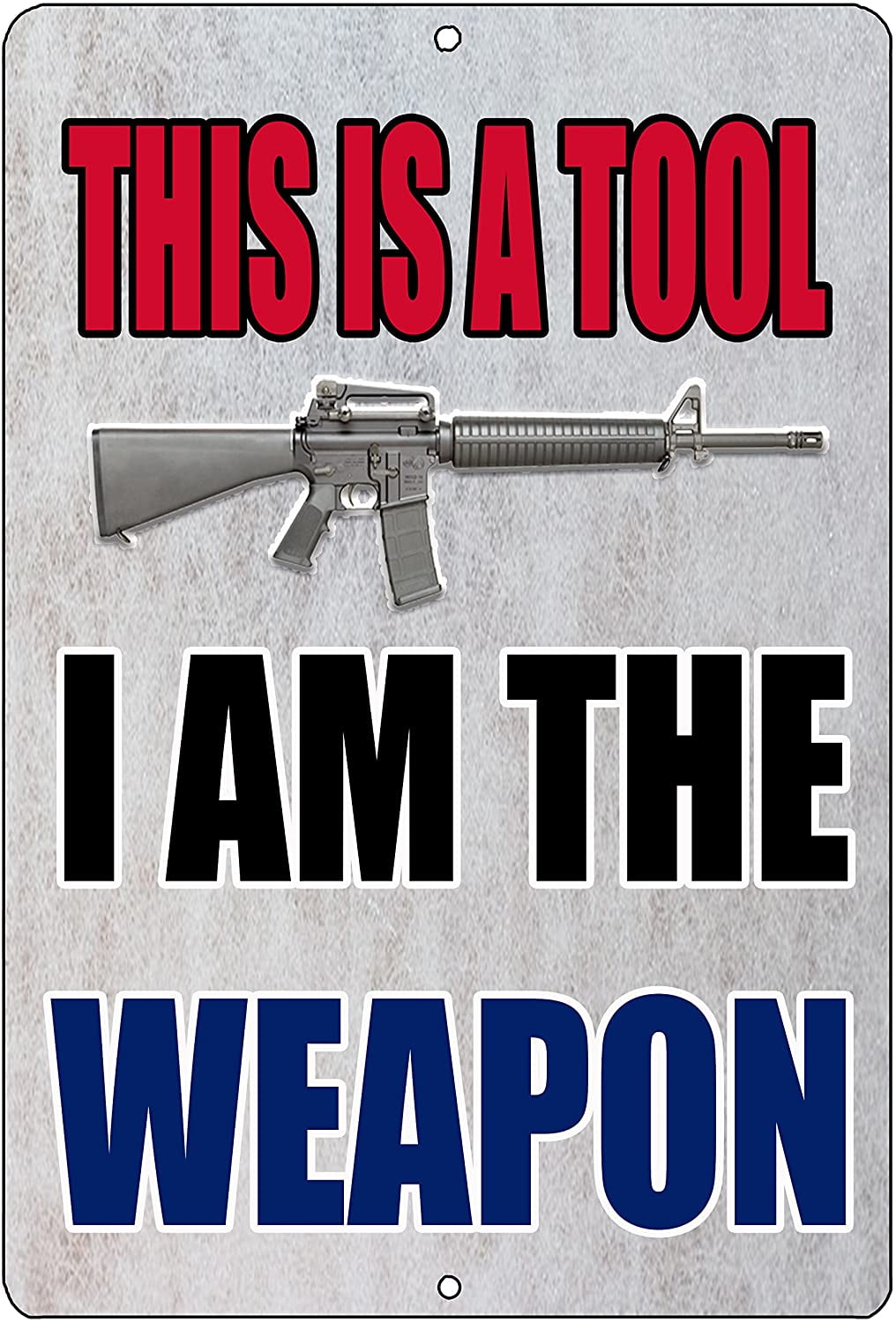 No Trespassing Pro Gun 2nd Amendment tin metal sign cool reproductions 