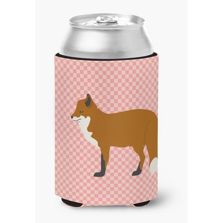 

Red Fox Pink Check Can or Bottle Hugger