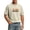 New1-Beige, variant on PNTUTB Summer Men's Short-Sleeve T-Shirts Stylish Letter Print Versatile T-Shirt Casual Loose Comfort Round-Neck Tops for Commuting