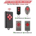 thumbnail image 3 of Garage Door Remote Control for S10-868A4L00,868.3MHz AM Handheld Transmitter for S10-868A1L00,Pack of 2, 3 of 5
