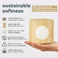 thumbnail image 5 of Toilet Roll 48 Pack | Wrapped Toilet Paper 3 ply, 300 Sheets |   Friendly Toilet Paper Bulk | Plastic-Free, Soft, Strong,   & Bio Loo Roll, 5 of 6