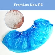Global Care Market Disposable Protective Boot & Shoe Covers for dispensers, 100 Count, Blue, L