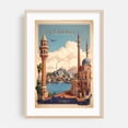 thumbnail image 2 of Istanbul in Vintage: A Journey Through Time - İstanbul Türkiye Illustration Travel Poster Vintage Poster City Architecture Harbor Scenic Retro Unframed Wall Art Print 4 x 6 inches, 2 of 60