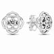 thumbnail image 3 of Sterling Silver Drop Earrings Featuring Heart-Shaped Love Knot and Shooting Star Design for Girls, 3 of 5