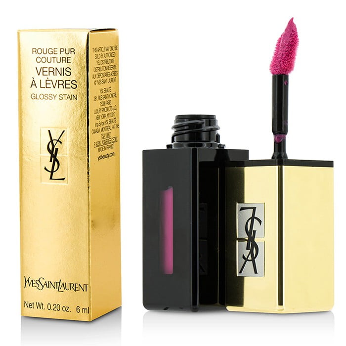 Yves Saint Laurent Rouge Pur Couture Vernis A Levres Pop Water Glossy Stain 206 Misty Pink 6ml02oz Walmartcom