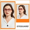 thumbnail image 4 of EYEGUARD 8 Pairs Muticolor Reading Glasses For Women，Lightweight Fashion Readers with Spring Hinges +1.50, 4 of 6