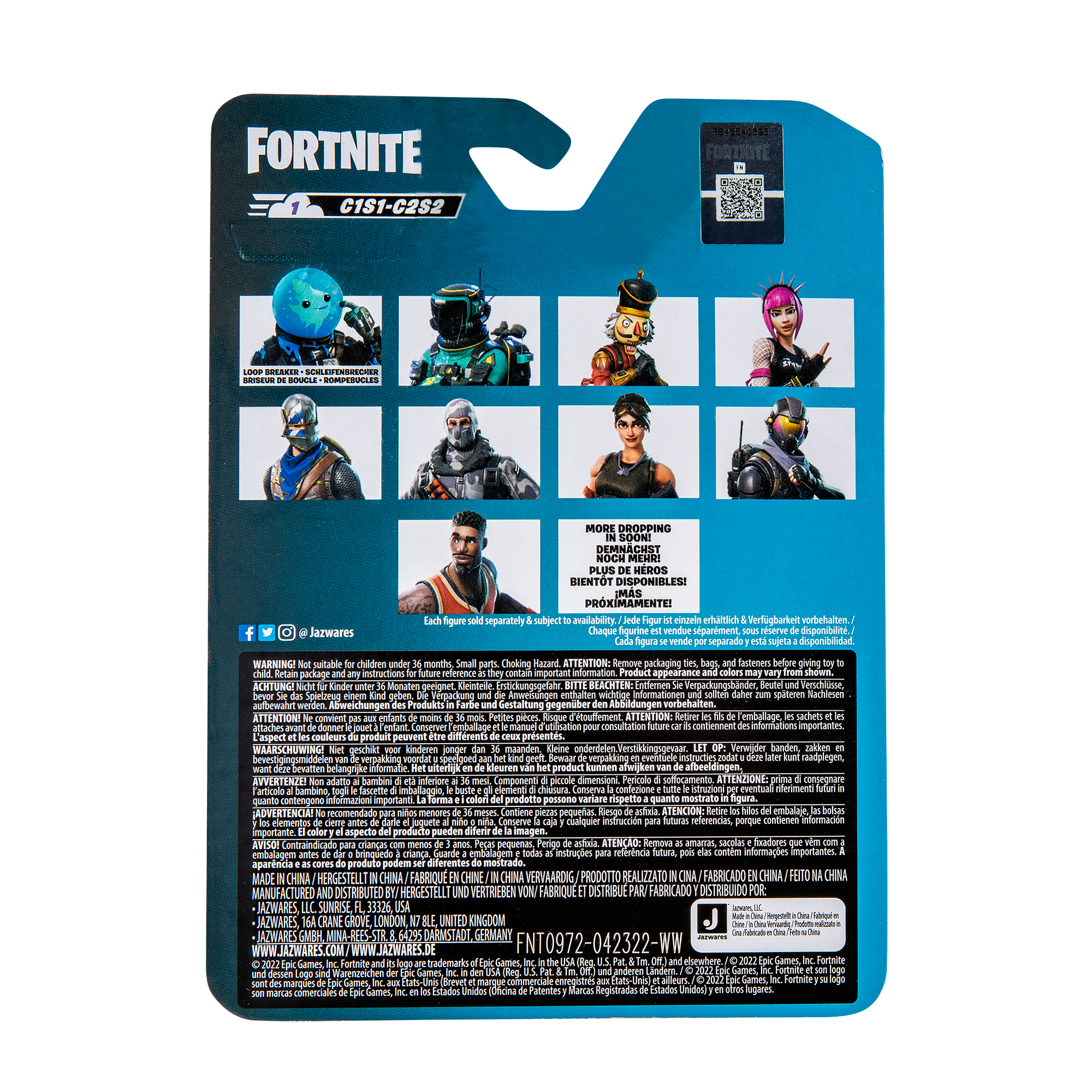 Fortnite Omen - Micro Legendary Series - 2.5 inch Figure with Grenade Launcher