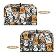 thumbnail image 5 of Whosucclay Cartoon Dog Print Microwave Oven Dust Cover, Heat-Resistant Microwave Dust Cover Case, Dust-Proof Protection for Toaster Oven, Air Fryer 20.9" x 15.7" x 12.4"inches-L, 5 of 7