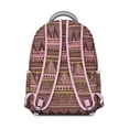 thumbnail image 3 of Bohemian Style Laptop Backpack - Vintage Ethnic Design, 17" Sleeve, Durable Oxford Fabric, Roomy Daypack for Students & Professionals, 3 of 6