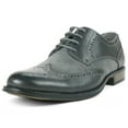 thumbnail image 4 of Alpine Swiss Zurich Mens Wing Tip Dress Shoes Two Tone Brogue Lace Up Oxfords, 4 of 7