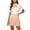 AA-Beige, variant on Laides Skirt Set School Uniform 2 Piece Outfits High Waist Pleated Skirt with Bow Cute Streetwear Purple S
