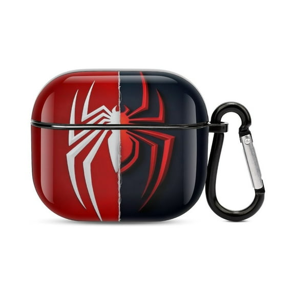 Spider_Man 3D Print Bluetooth Earbuds Case Cover for AirPods 3rd Generation, Cute PC Hard Shell Protective Cover for Apple Airpod Case black