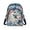 Blue-Gold Hummingbirds and Florals, variant on Highland Cow Compartments Small Crossbody Wallet for Shopping Hiking Travel, Polyester Adjustable Strap Crossbody Bag