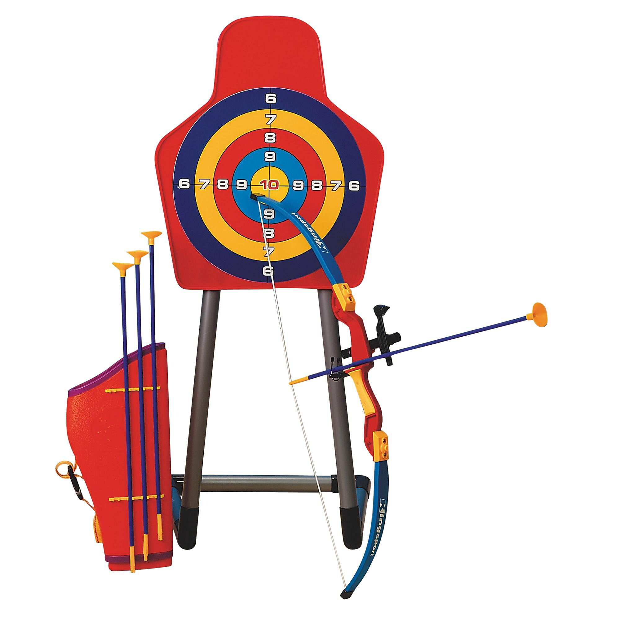 Family Archery Bow Set includes Club Style Adults and Kids Bows Target & Arrows 