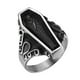thumbnail image 2 of Anillo de ataúd humano Gótico Retro Personalizado Cool Metal Cóctel Joyería Regalo Anillos de Anillo de declaración para hombres Mujeres Pareja 8 Fernando Anillo de ataúd humano, 2 of 7