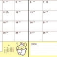 thumbnail image 5 of Sanrio Planner 2023 Diary Monthly B6 Size Pompompurin Pudding PURIN Schedule Sticker Starting October 2022 All Six Days Display Month Age Girl Character 205133 SANRIO Yellow, 5 of 5